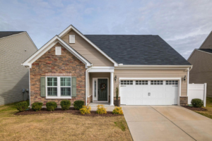 A house with a garage
