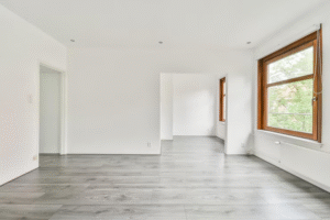 An empty and cleaned-out home following a professional estate cleanout service